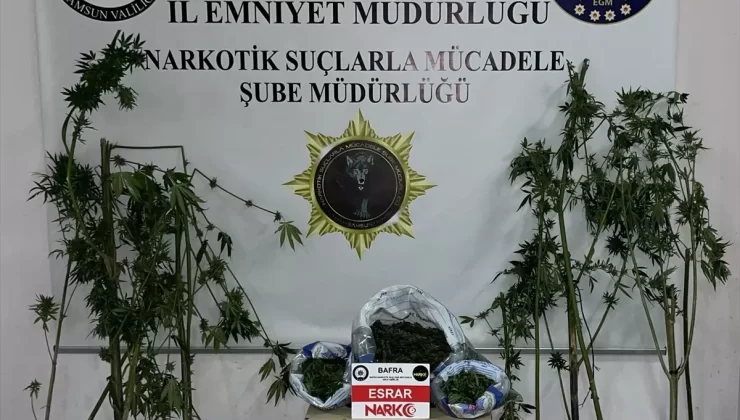 Bafra’da Narkotik Operasyonu: 2 Gözaltı