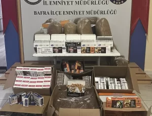 Bafra’da Sigara Kaçakçılığı Operasyonu