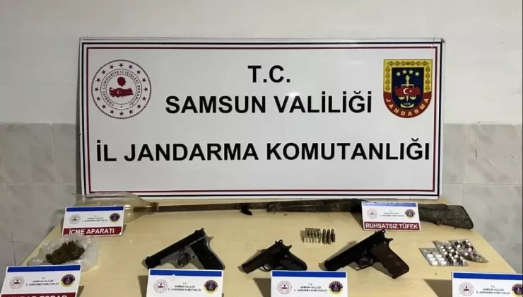 Bafra’da Uyuşturucu ve Silah Kaçakçılığına Operasyon