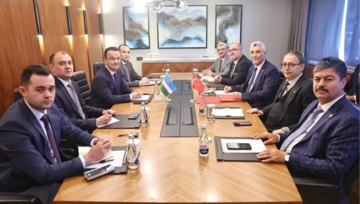 Bakan Bolat, Özbekistan Yatırım, Sanayi ve Ticaret Bakanı Kudratov ile bir araya geldi