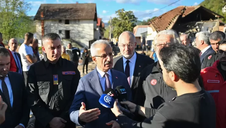 Bakan Uraloğlu Bosna Hersek’te Sel Felaketini İnceledi