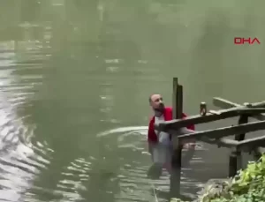 Bartın Irmağı’nda Düşen Adam Kurtarıldı