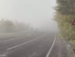 Bartın’da Sis Ulaşımı Olumsuz Etkiliyor