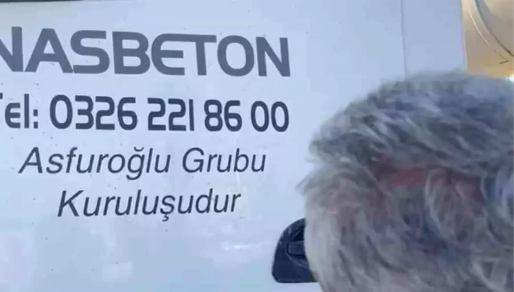 Başkan Öntürk, Beton Dökümü Yapan Mikser Şoförünü Uyardı
