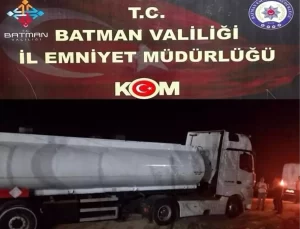 Batman’da 26 Ton Kaçak Akaryakıt Ele Geçirildi