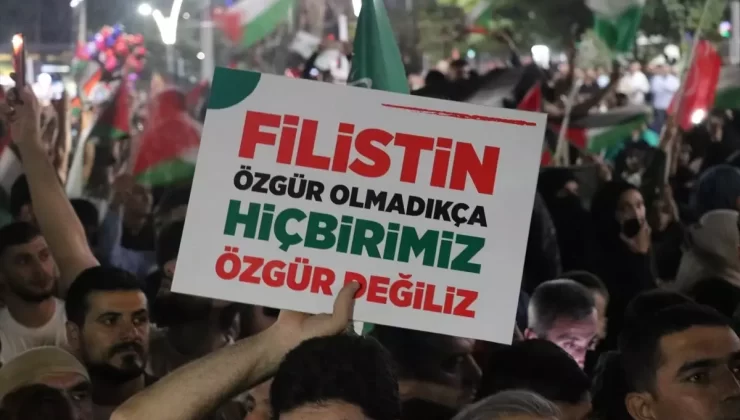 Batman’da Filistin’e Destek Yürüyüşü