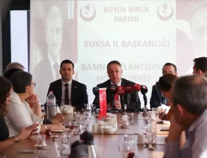 BBP Genel Başkan Yardımcısı Alfatlı, Bursa’da konuştu Açıklaması