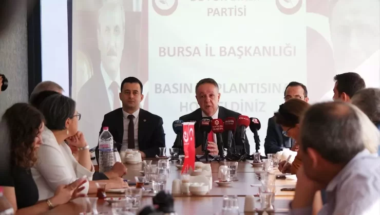 BBP Genel Başkan Yardımcısı Alfatlı, Bursa’da konuştu Açıklaması
