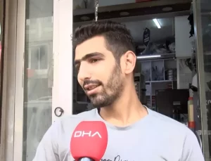 Bebekle Kask Çalan Kadın Güvenlik Kamerasında