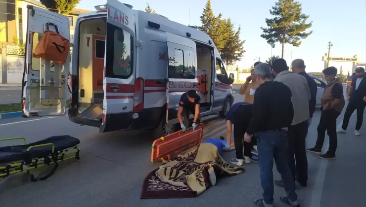 Besni’de otomobil yaya çarptı