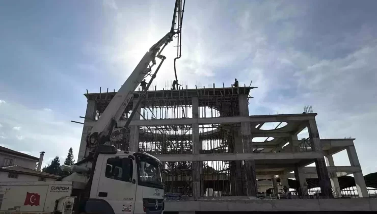 Beyağaç’ta Modern Cami İnşaatı Hızla İlerliyor