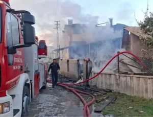 Beypazarı’nda Elektrik Kontağı Yangını