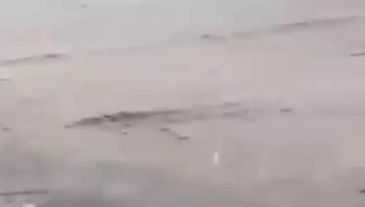 Biga’da Sağanak ve Dolu Etkili Oldu