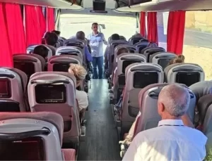 Bilecik’te Jandarma Otobüs Denetimi