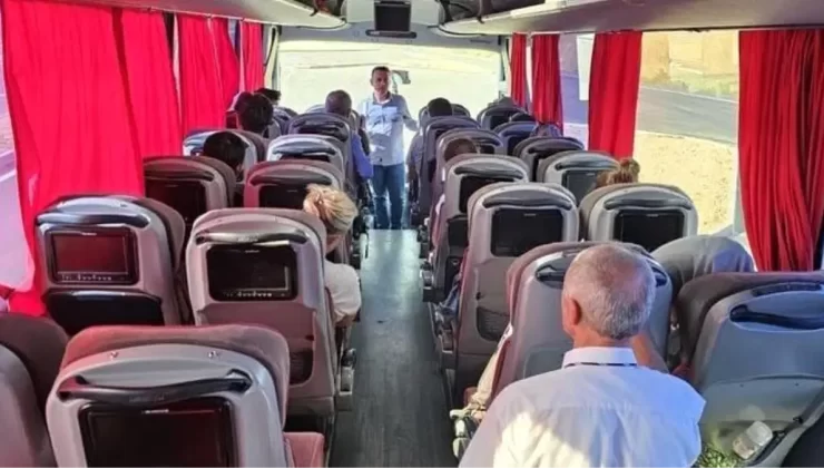 Bilecik’te Jandarma Otobüs Denetimi