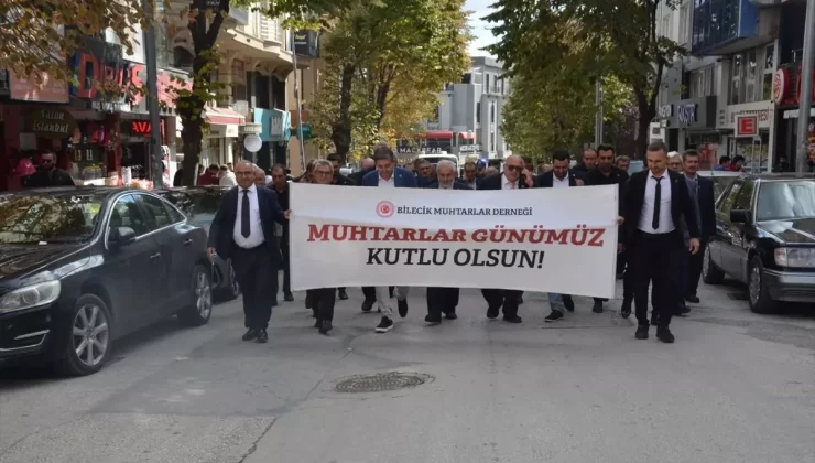 Bilecik’te Muhtarlar Günü Kutlandı