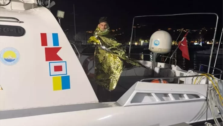 Bodrum’da Düzensiz Göçmen Kurtarıldı