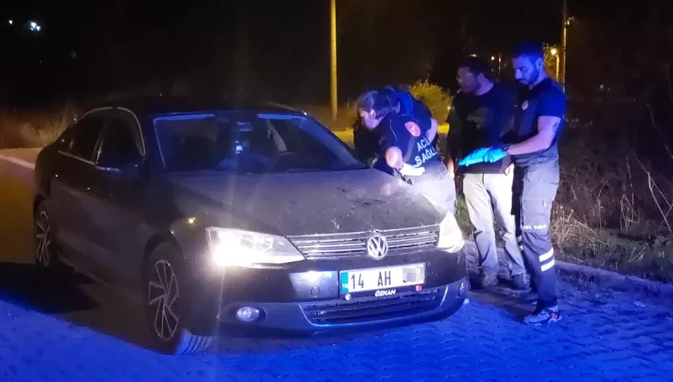 Bolu’da Alkollü Şoför Otomobilinde Sızdı