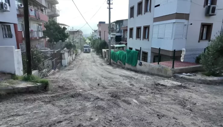 Bornova Belediyesi’nden Kızılay Mahallesi’ne Asfalt Yatırımı