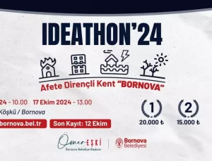 Bornova’da Afete Dirençli Kent için İdeathon’24 Yarışması Düzenleniyor