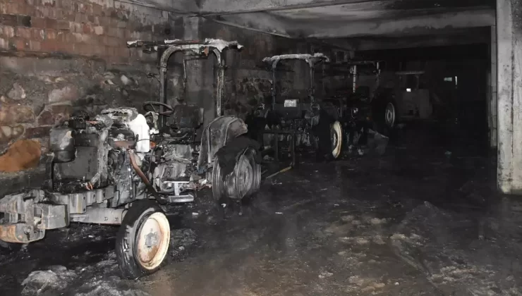 Boyabat’ta Tuğla Fabrikasında Yangın