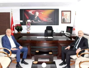Bozüyük Belediye Başkanı Bakkalcıoğlu, Yeni İl Müdürü Öztürk’ü Ziyaret Etti