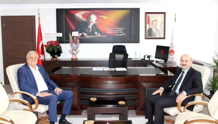 Bozüyük Belediye Başkanı Bakkalcıoğlu, Yeni İl Müdürü Öztürk’ü Ziyaret Etti