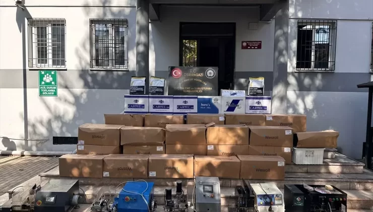 Bursa’da Kaçak Sigara Operasyonu