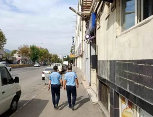 Bursa’da Seyyar Satıcılara ve Kaldırım İşgaline Denetim