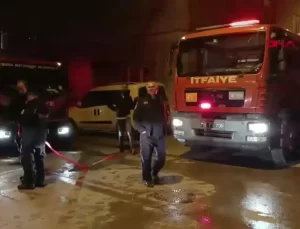 Bursa’da Yangında Felçli Adam Yaralandı