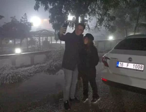 Çamlıbel Geçidi’nde İlk Kar