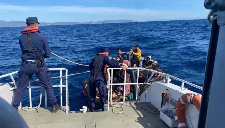 Çeşme ve Karaburun’da Kaçak Göçmen Operasyonu