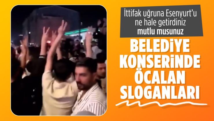 CHP’li Esenyurt Belediyesi konserinde Öcalan sloganları atıldı