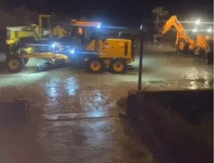 Cide’de Fırtına ve Dalgalar Zarar Verdi