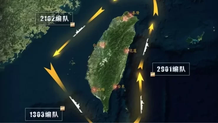 Çin-Tayvan Geriliminde Askeri Tatbikat