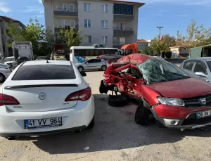 Çorlu’da trafik kazası: 3 ölü, 1 ağır yaralı