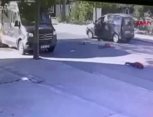 Çorlu’da Yaya Geçidinde Minibüs Kazası