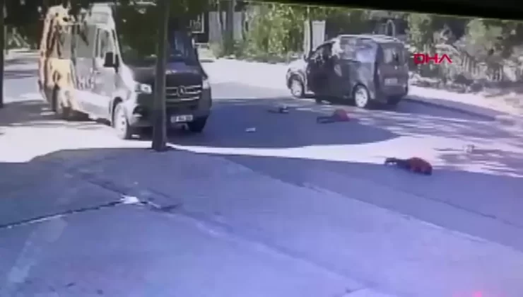 Çorlu’da Yaya Geçidinde Minibüs Kazası