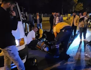 Çorum’da Kamyonet-Motosiklet Kazası