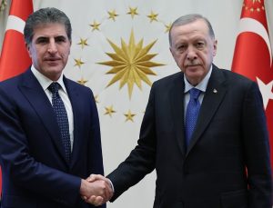 Cumhurbaşkanı Erdoğan, Barzani’yi kabul etti