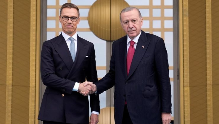 Cumhurbaşkanı Erdoğan, Finlandiya Cumhurbaşkanı Stubb’u resmi törenle karşıladı