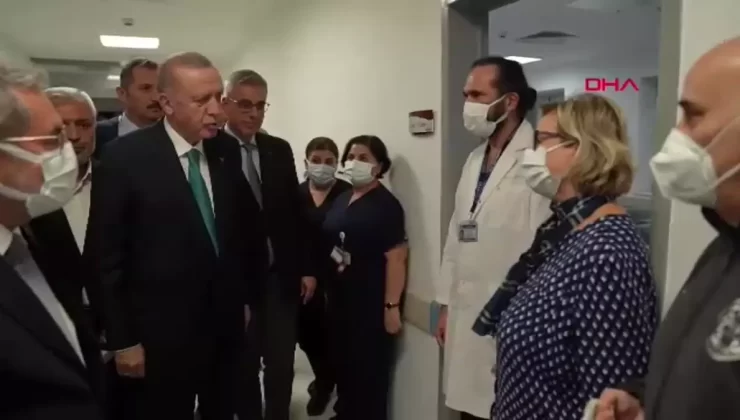 Cumhurbaşkanı Erdoğan trafik kazasında yaralanan AK Parti Ankara İl Gençlik Kolları Başkan Yardımcısı Ayşenur Gök’ü hastanede ziyaret etti