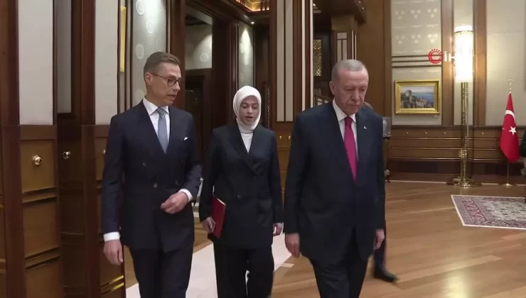 Cumhurbaşkanı Recep Tayyip Erdoğan, Finlandiya Cumhuriyeti Cumhurbaşkanı Alexander Stubb ile görüştü