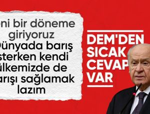 DEM Parti’den Devlet Bahçeli’nin ‘barış’ açıklamasına cevap: Olması gereken tablo