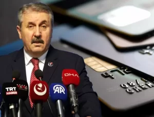 Destici: 100 bin TL kredi kartı limitin olup 750 TL vermezsen sonun Suriye ve Filistin gibi olur
