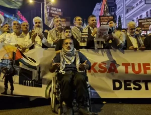 Diyarbakır’da İsrail Protestosu