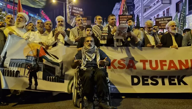 Diyarbakır’da İsrail Protestosu