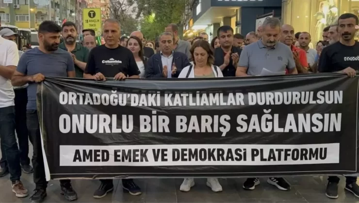 Diyarbakır’da İsrail Saldırılarına Protesto