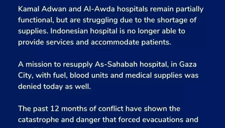 DSÖ’den Gazze’deki Sağlık Krizi Uyarısı