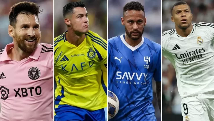 Dünyanın en çok kazanan futbolcuları listesi açıklandı: Zirvede çok büyük fark var